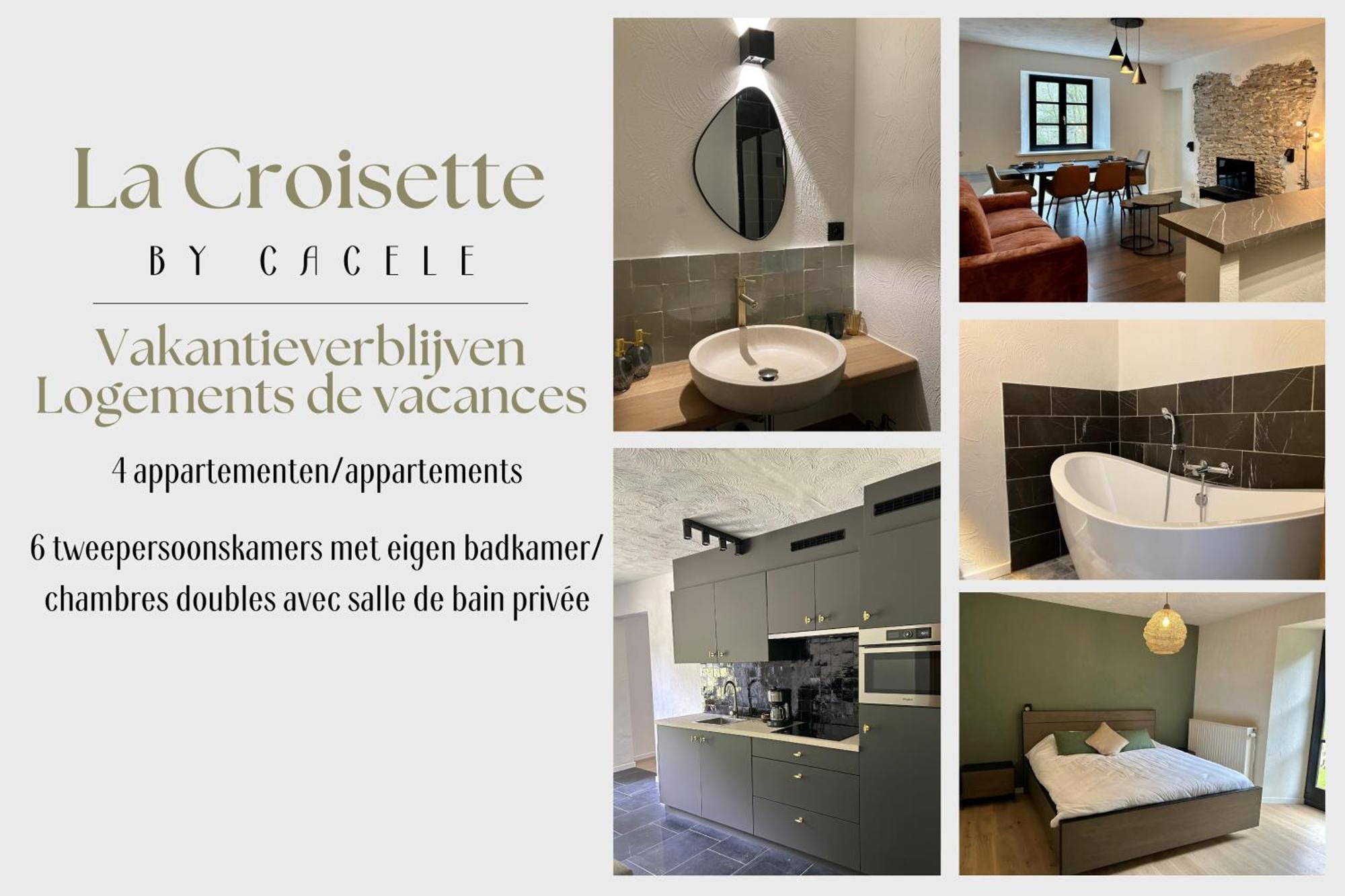 Cacele - La Croisette 5 Appartementen En 6 Tweepersoonskamers Vresse-sur-Semois Exteriör bild